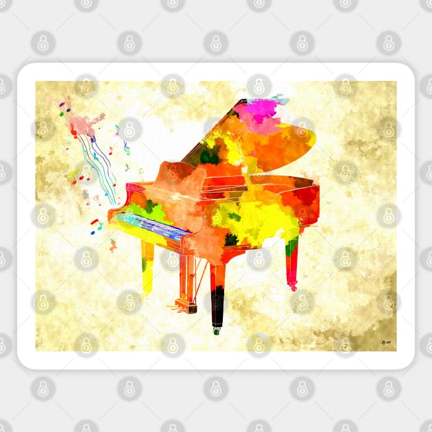 Grand Piano Sticker by danieljanda